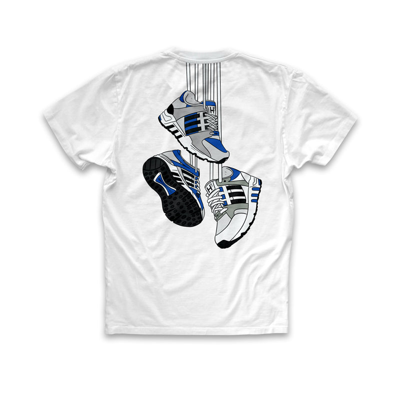 T-Shirt EQ - Blau - (hängend) weiß