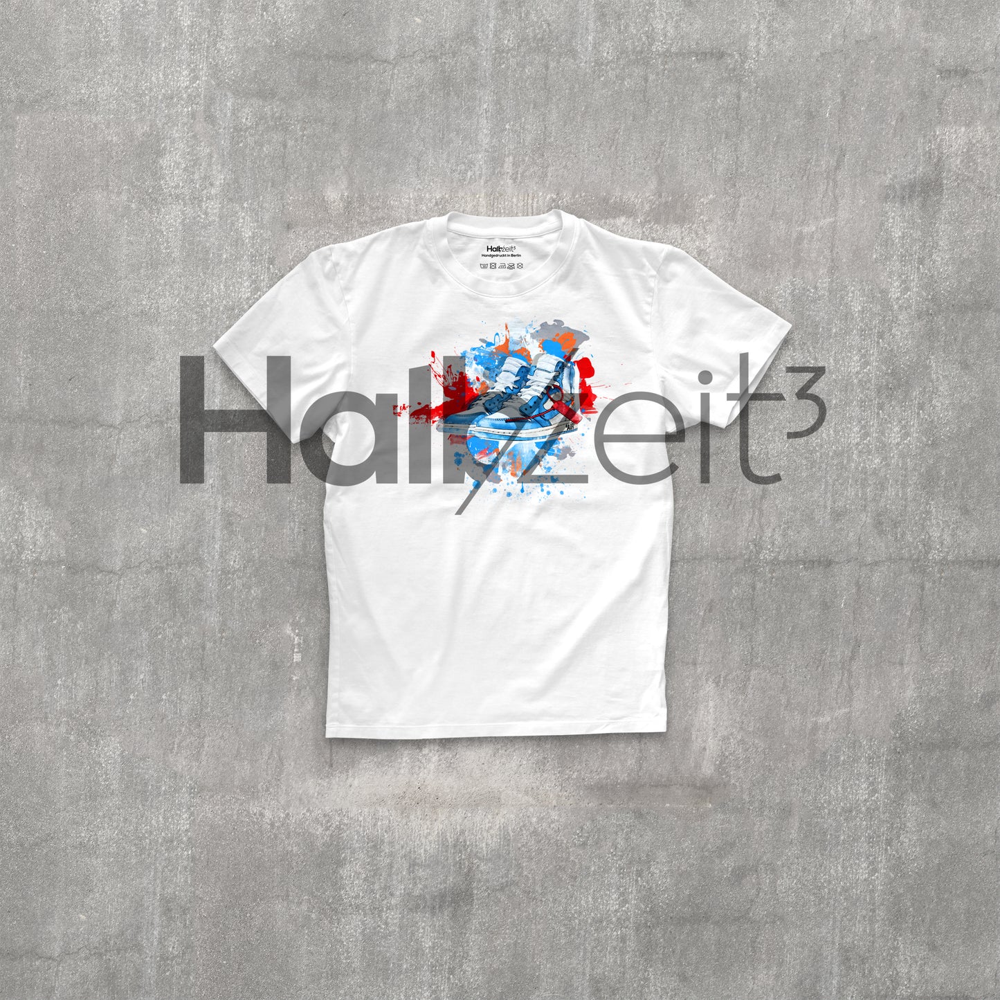 T-Shirt AJ OFF UNC weiß