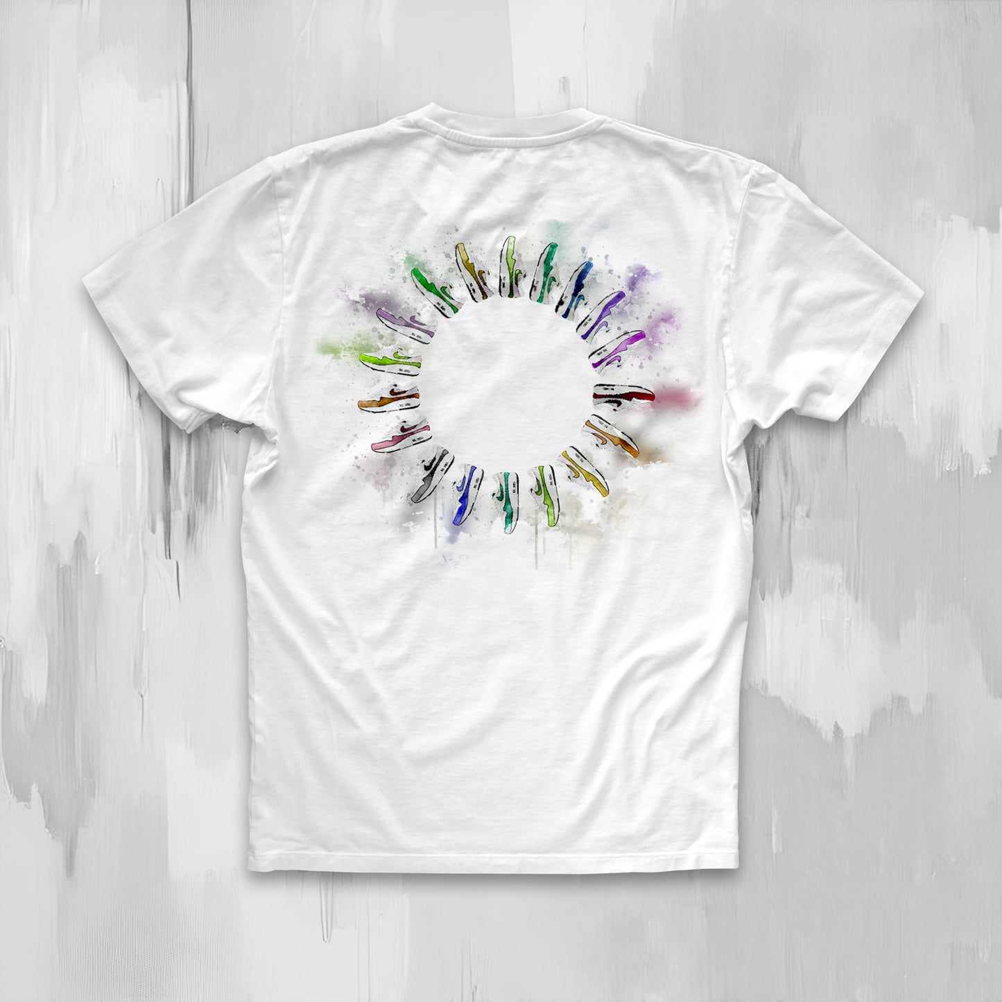 T-Shirt Sketch AM 1 Watercolor (weiß)