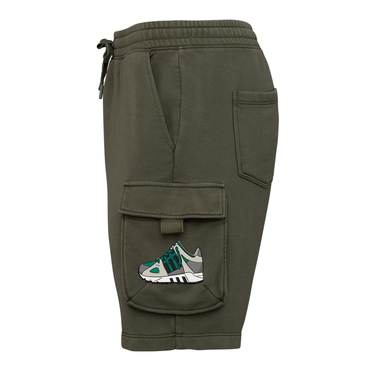 French Terry Cargo-Shorts EQ (khaki)