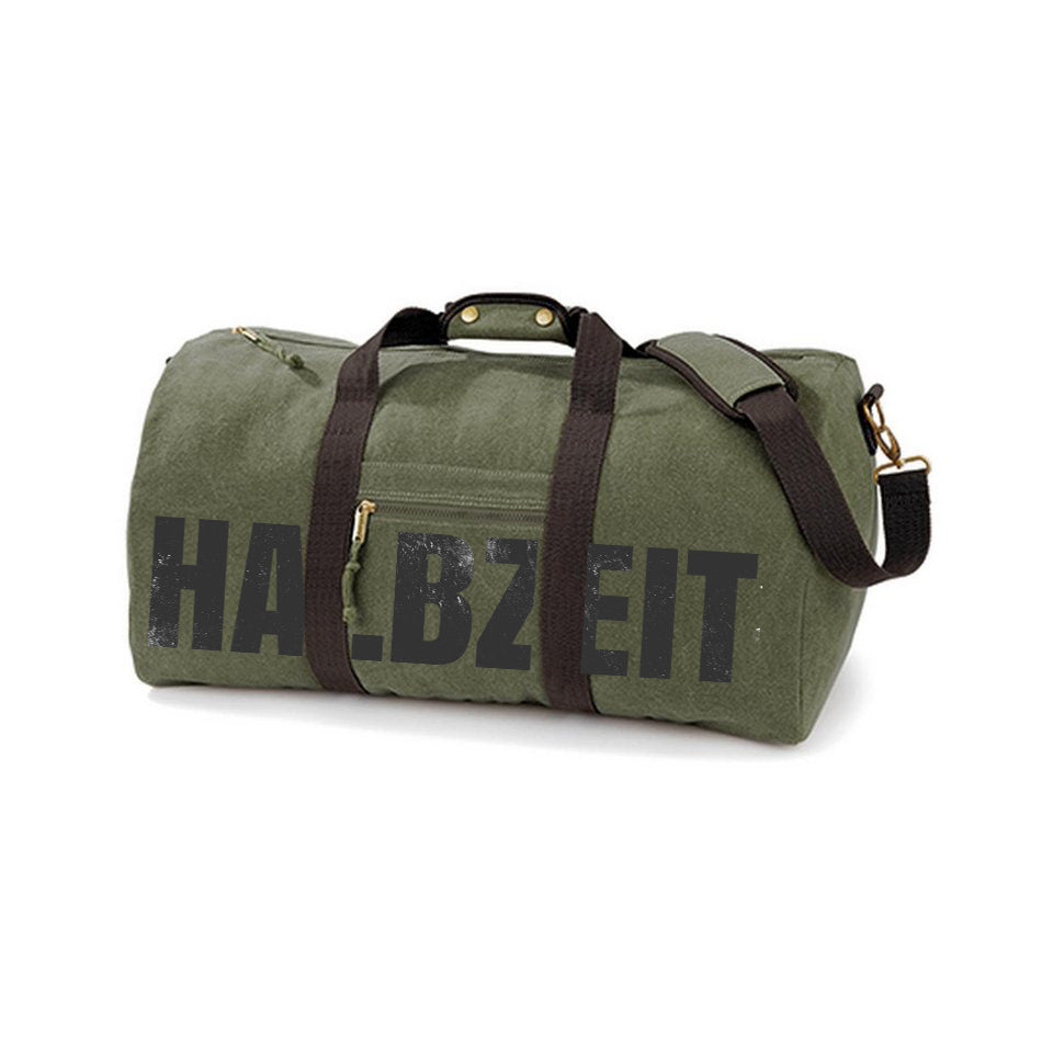 Halbzeit³ Vintage Canvas Holdall