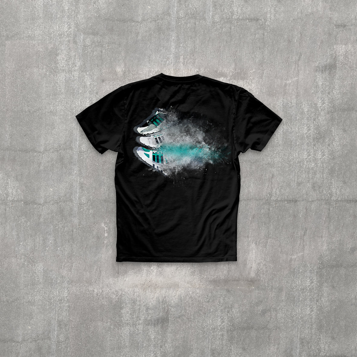 T-Shirt EQ Green - Spring Collection Limited - Black