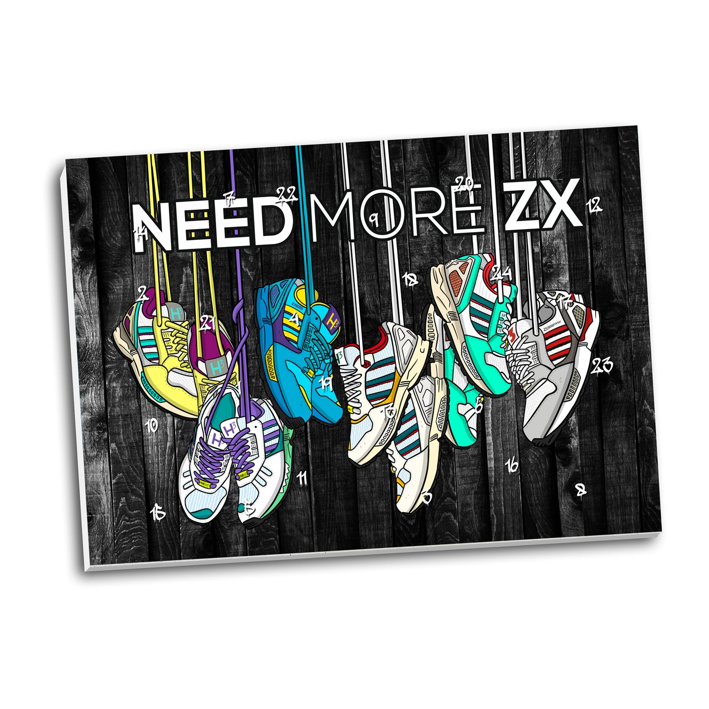 Schoko-Adventskalender ZX Wäscheleine