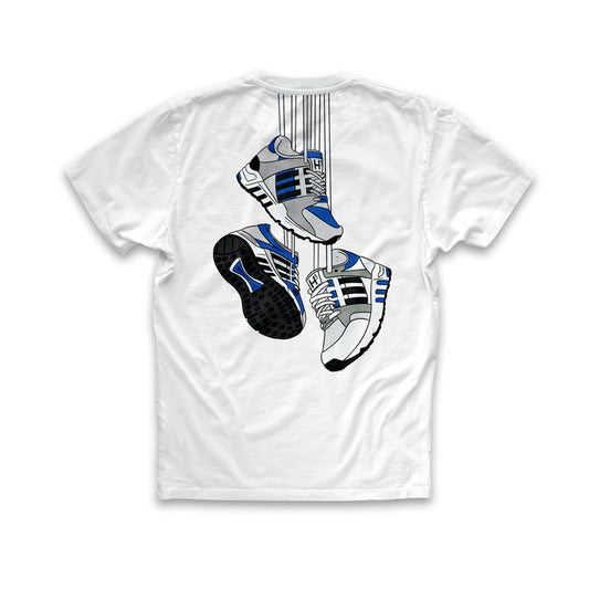 T-Shirt EQ - Blau - (hängend) weiß