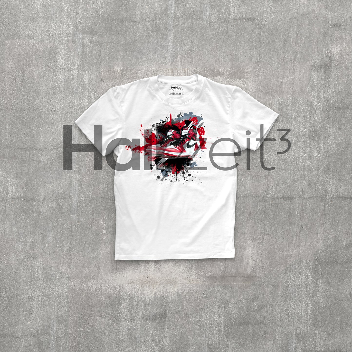 Halbzeit3 - T-Shirt AM 1 white