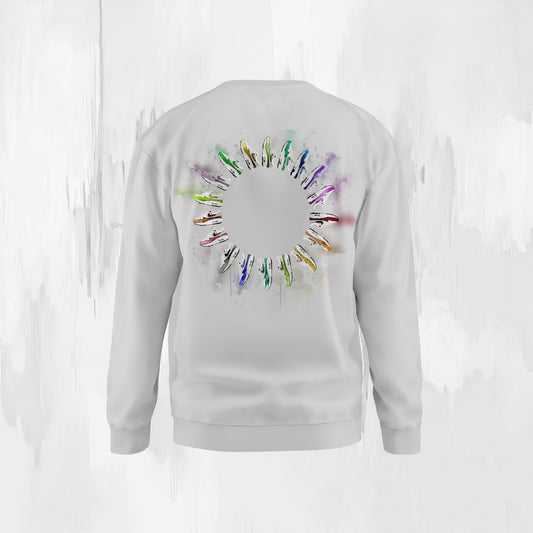 Sweater AM1 Watercolor (grau meliert)