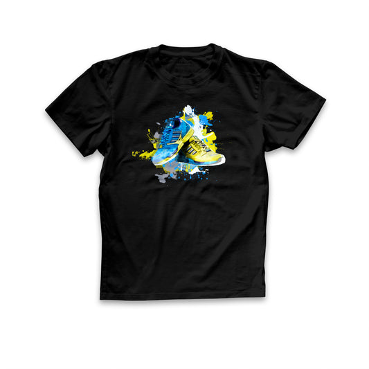 T-Shirt - ZX - Yellow/Blue - (black)