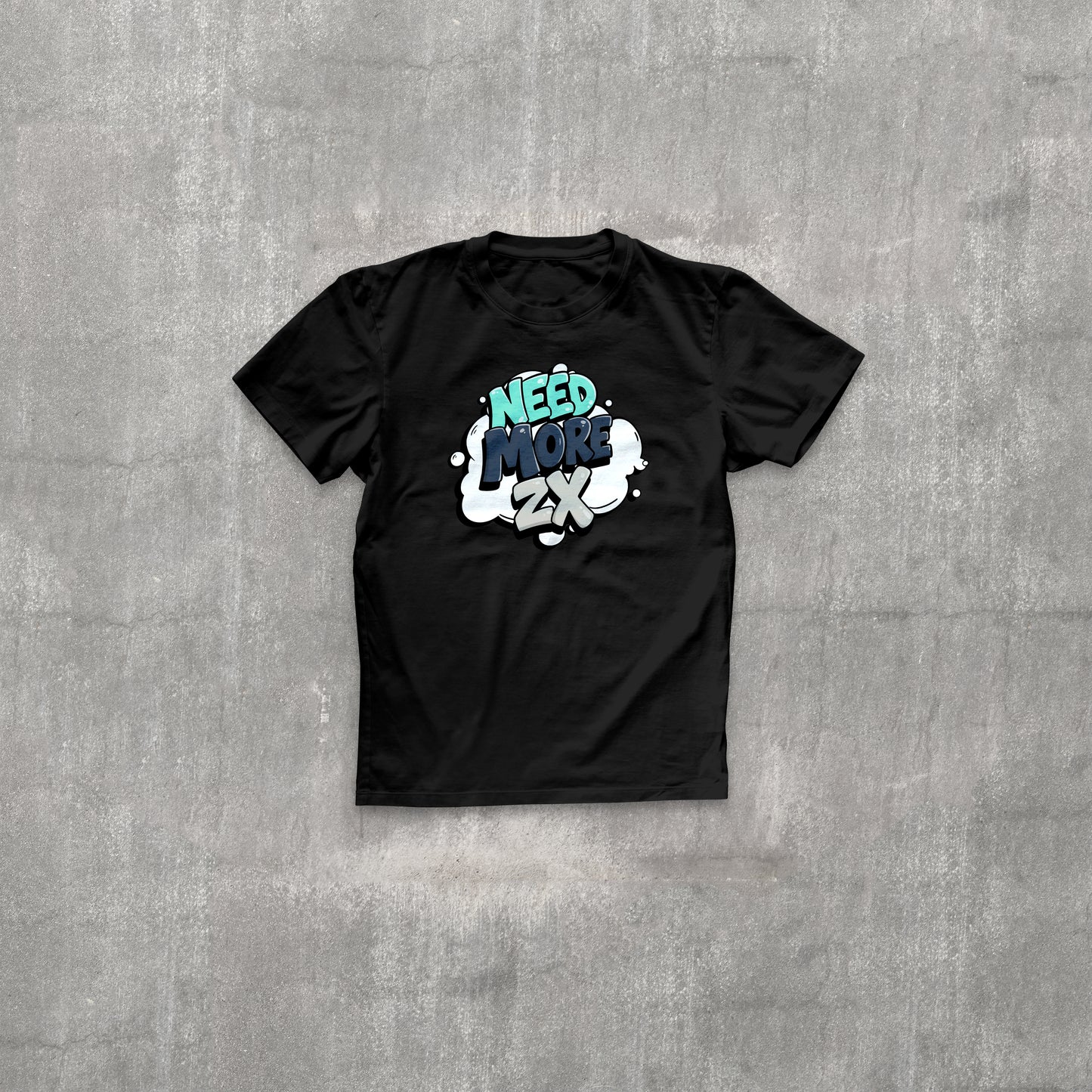 T-Shirt - Need more ZX - Bubble Auswärts - schwarz