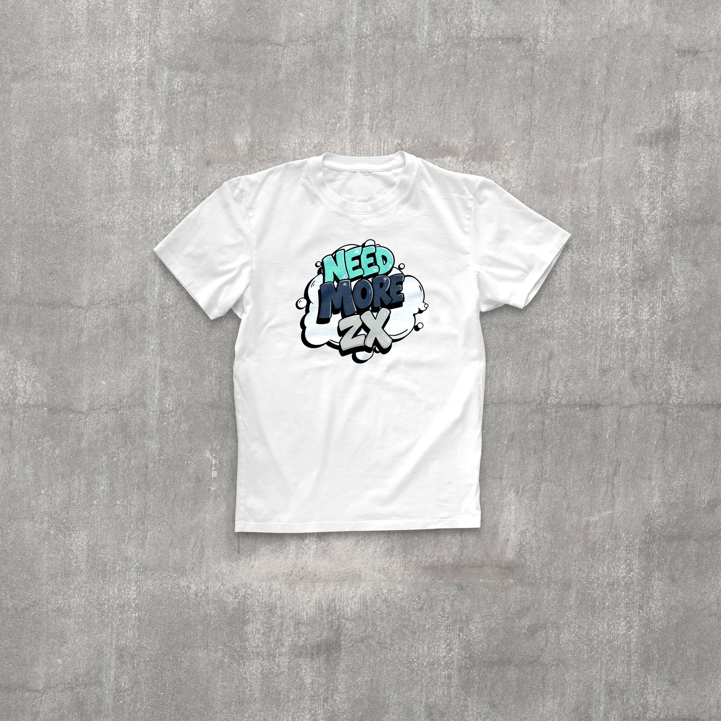 T-Shirt - Need more ZX - Bubble Auswärts - weiss