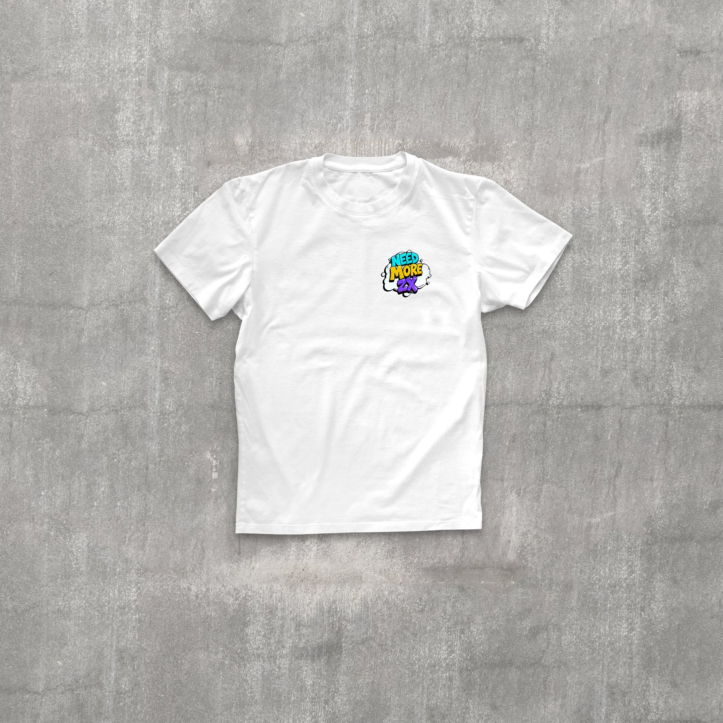 T-Shirt - Need more ZX - Bubble - weiss