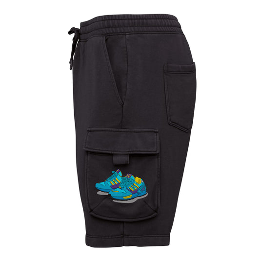 French Terry Cargo-Shorts ZX Aqua