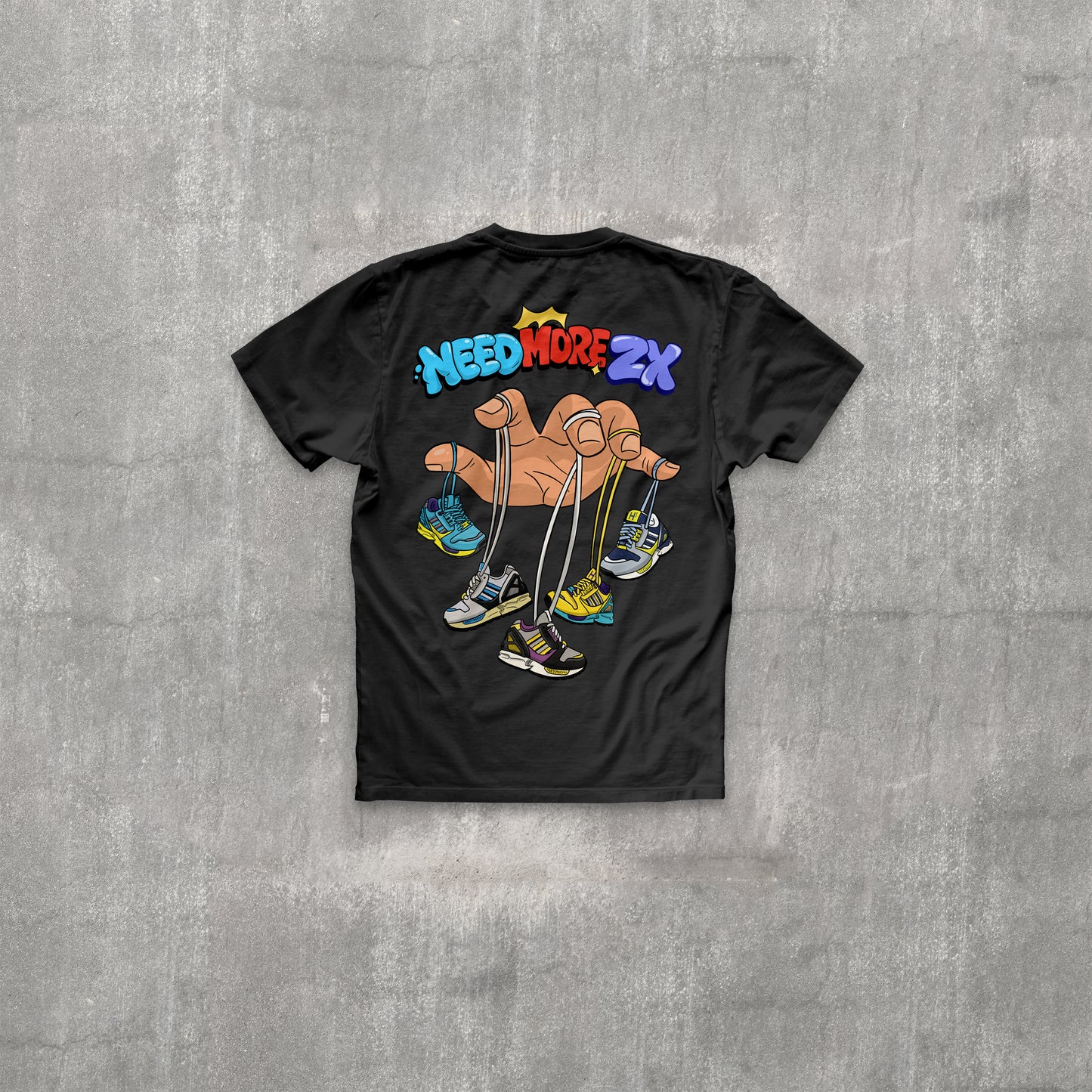 T-Shirt - Hand - schwarz