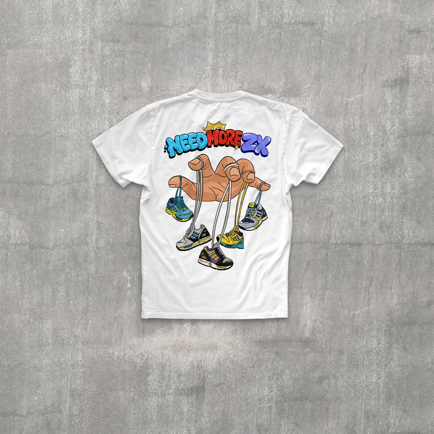 T-Shirt - Hand - weiss