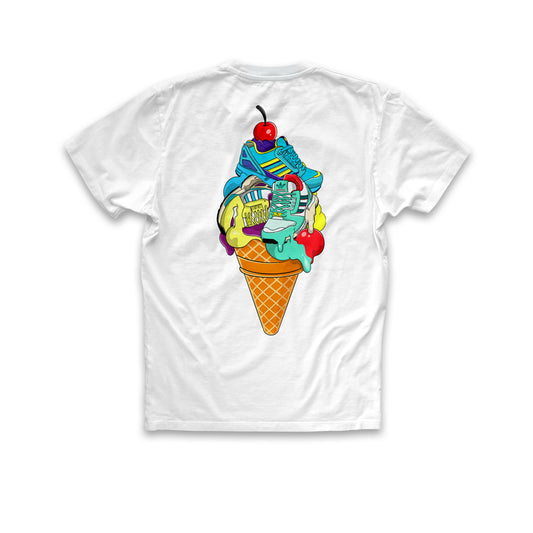 T-Shirt - Ice Cream - (white)