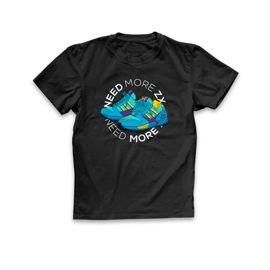 T-Shirt - Need more ZX! - Aqua (Kreis)