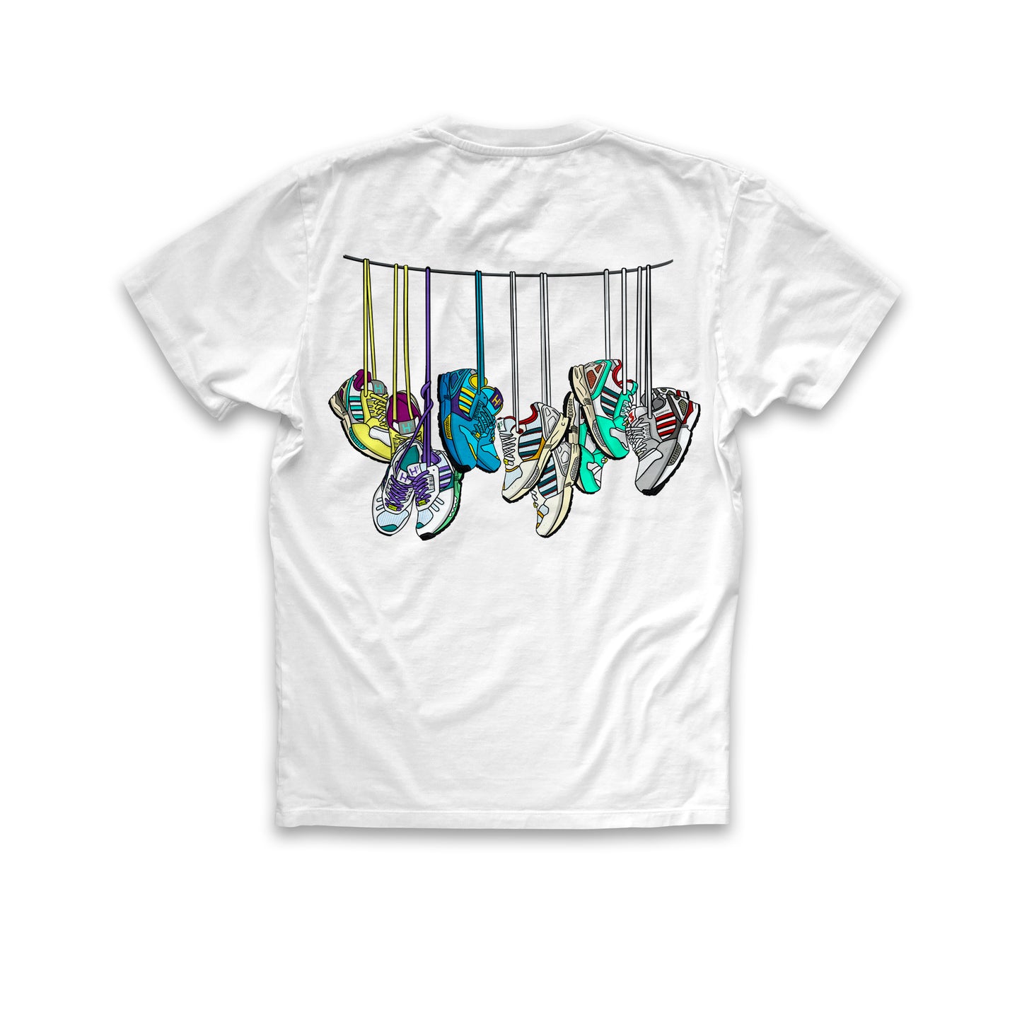 T-Shirt - Need more ZX! - Backprint - (white)