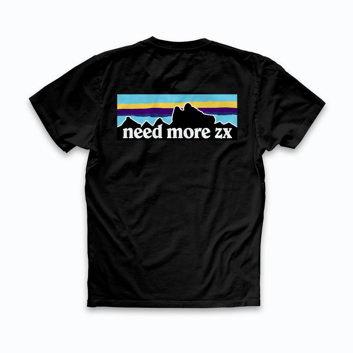 T-Shirt - ZX - Zxperience Aqua - (black)