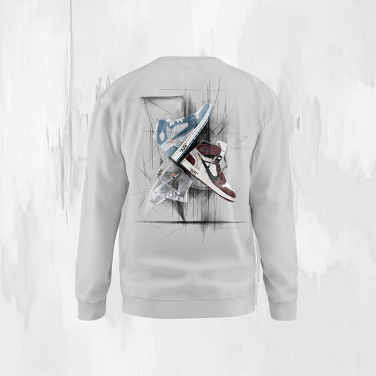 Sweater Sketch AJ1 Off (grau meliert)