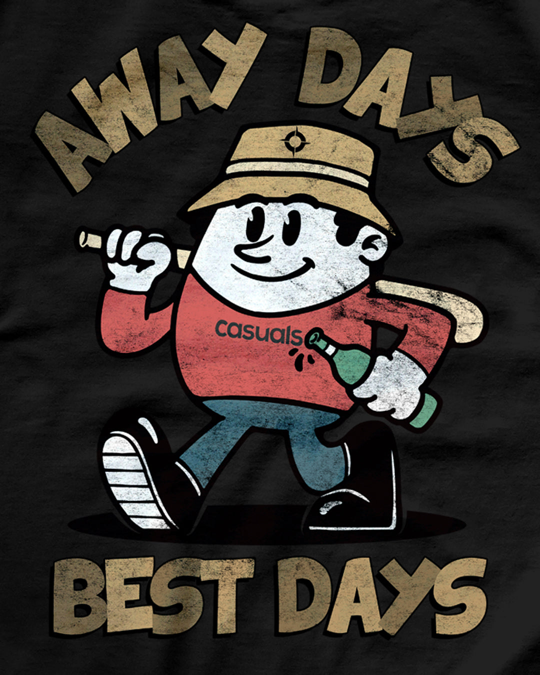 H³ Shirt AWAY DAYS - BEST DAYS (schwarz)